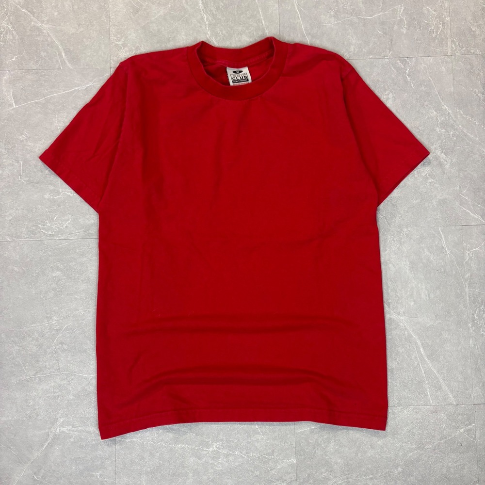 Pro Club Heavy Weight T-Shirt Mens Medium Red Short Sleeve Cotton Crewneck 4052